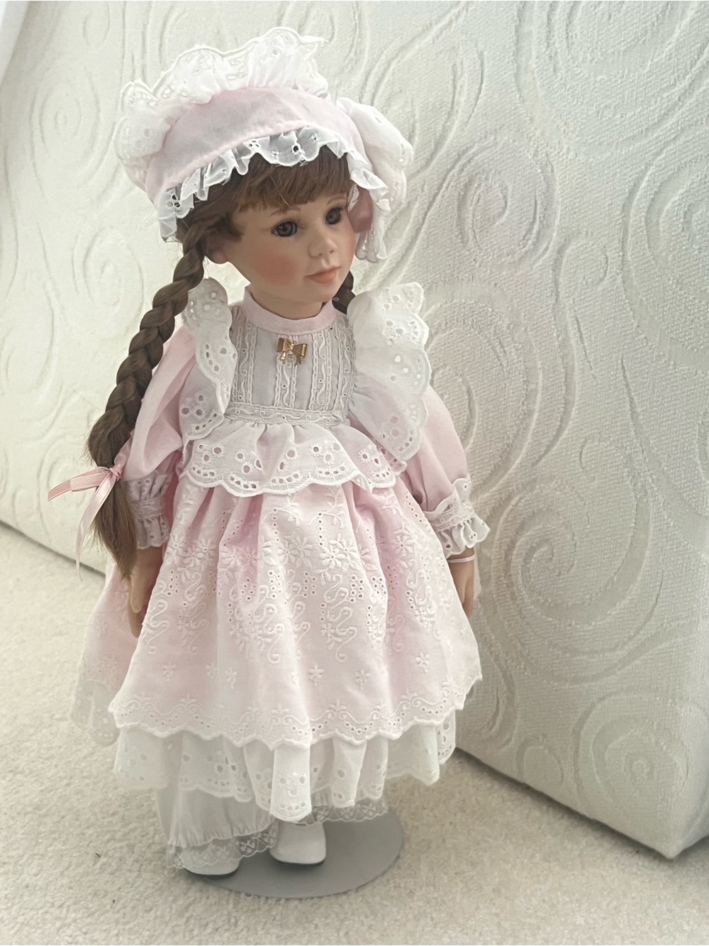Vintage Effanbee Porcelain Doll “Rachel” by Peggy Dey SP105 box + certificate